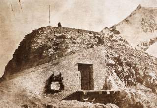 Historisches Foto der Payerhütte