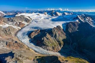 Die schmelzenden Gletscher gehören zu den offensichtlichsten durch den Klimawandel bedingten Veränderungen in den Alpen