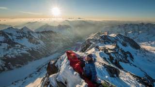 Winterbiwak auf dem Großglockner. Foto: Heinz Zak