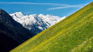 Blick vom Stubaital auf das Zuckerhütl. Foto: Heinz Zak