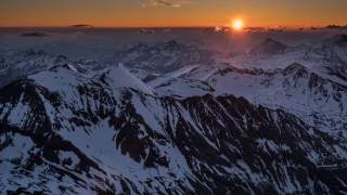 Sonnenaufgang vom Gipfel des Großglockners. Foto: Heinz Zak