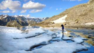 Heinz Zak im See nahe Timmelsjoch, Ötztal. Foto: Heinz Zak