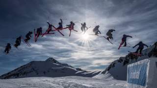Freeskier, Stubaier Gletscher. Foto: Heinz Zak