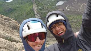 Zwei Personen im Selfie.