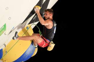 Yannick Flohé holt Bronze im Leadweltcup in Koper: Foto: Dimitris Tosidis/IFSC