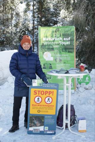 Aktionstag im Tourengebiet Naturpark Nagelfluhkette. Foto: DAV/Franz Güntner