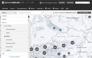 Screenshot der Seite alpenvereinaktiv.com