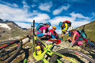 Transalps mit dem Mountainbike liegen im Trend. Foto: Christian Penning