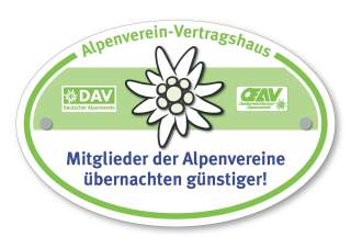 altes Logo Alpenverein-Vertragshaus