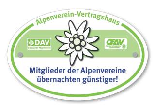 altes Logo Alpenverein-Vertragshaus
