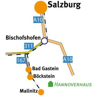 Anreise-Skizze zum Hannoverhaus