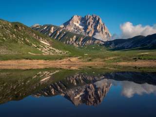 Der Corno Grande vom Campo Imperatore aus gesehen. Foto: AdobeStock