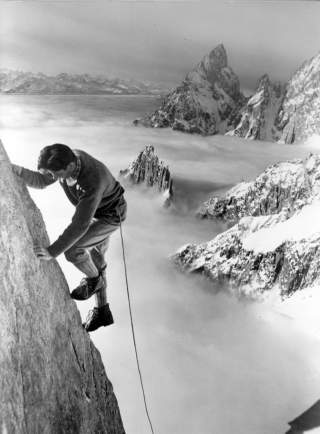 Walter Bonatti am Mont Blanc