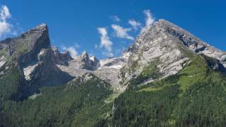 Der Watzmann mit seinen fünf Kindern.