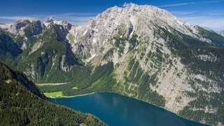 Königssee und Watzmann. Luftbild: Jörg Bodenbender
