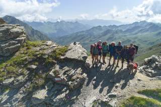 Gruppenfoto einer Wandergruppe