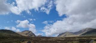 Blick über Schottische Highlands