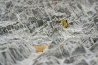 Alpenrelief mit Garmisch-Partenkirchen und der Zugspitze