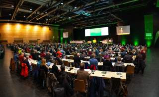 Das Plenum der DAV-Hauptversammlung in Passau.