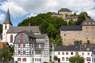 Städtchen mit Fachwerkhäusern