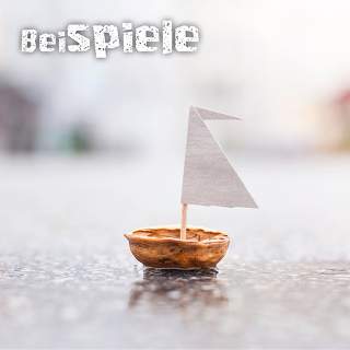 Boot aus Nussschale