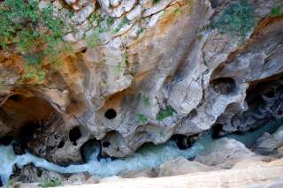Caminito del Rey: Blick auf den Rio Guadalhorce