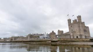 Caernarfon Castle in Nordwales