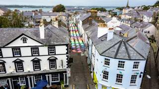 Walische Stadt Caernarfon