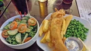 Teller mit Fish and Chips