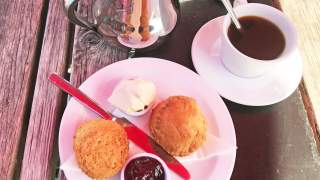 Teller mit britischen Teegebäck