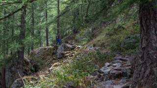 Wanderweg zum Refuge du Pelvoux