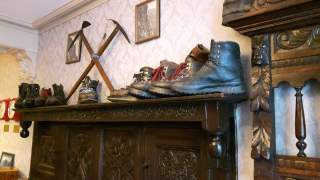 Historische Kletterausrüstung in Wasdale im Lake District