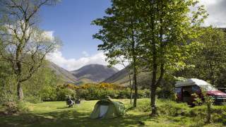 Campingstelle im Wasdale Valley