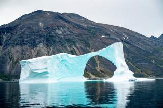 Eisberg im Fjord