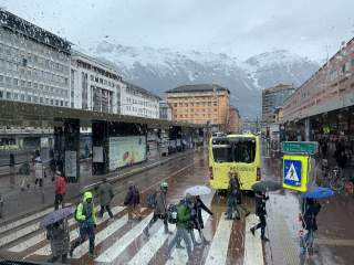 Im Regiobus in Innsbruck