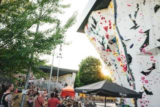 Paraklettern in Augsburg.