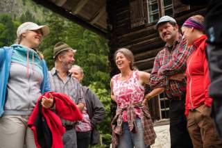 Ehrenamtliche bei der Aktion Schutzwald