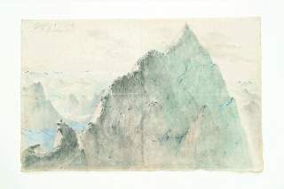 Zeichnung von der Zugspitze