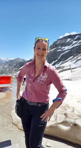 Wirtschaftsprüferin und Hüttenwirtin der Augsburger Hütte, Foto: DAV/Christine Denk