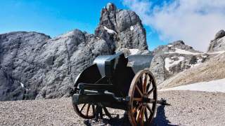 Relikt aus dem „Grande Guerra“ – auch die Marmolada war im Ersten Weltkrieg Frontabschnitt im Gerbirgskrieg zwischen Österreich-Ungarn und Italien. Foto: Joachim Chwaszcza