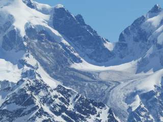 Bergsturz am Piz Scerscen