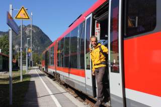 Anreise mit der Bahn in Pfronten-Steinach