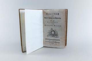 Aufgeschlagenes Tagebuch von Sophie von La Roche