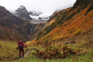 Anstieg zum Hochberg durch den Butzentobel.