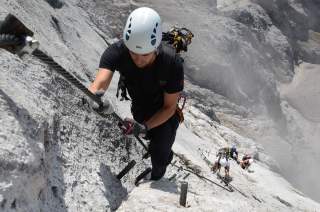 Im Johann-Klettersteig am Dachstein