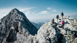 Menschen am Watzmanngrat