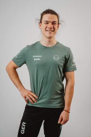 Porträt Dorian Zedler vom DAV Kader Klettern.