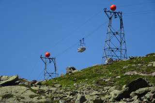 Materialseilbahn