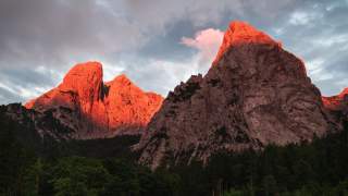 Sonnenuntergang im Kaisergebirge