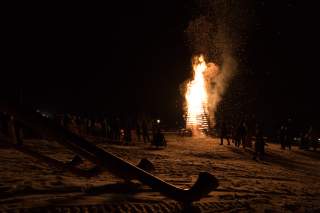 Funkenfeuer im Allgäu